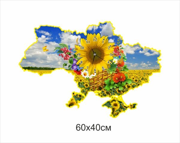 Стенд “Карта України” з соняхом