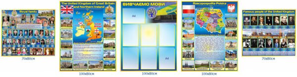 Комплект стендів «Вивчаємо мови»