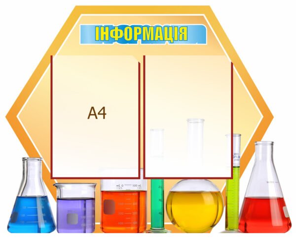 Стенд «Інформація» в кабінет хімії