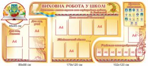 Композиція стендів «Виховна робота в школі»