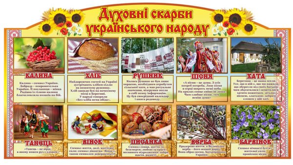 Стенд «Духовні скарби українського народу»