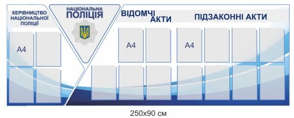 Стенд для національної поліції України