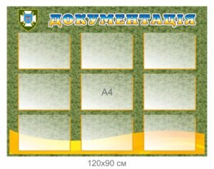 Стенд “Документація” військовий