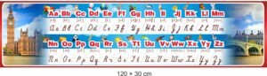 Стенд англійський алфавіт для оформлення кабінету