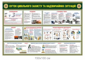 Куток цивільного захисту та надзвичайних ситуацій