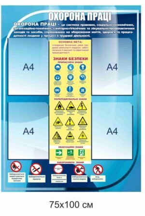 Стенд “Охорона праці”
