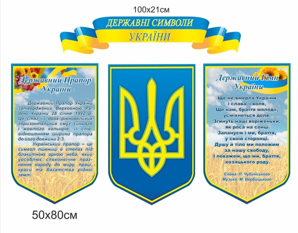 Комплект стендів символіка
