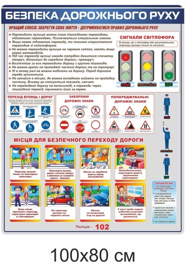 Стенд “Безпека дорожнього руху”