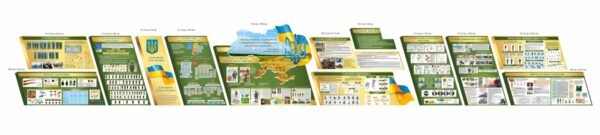Сучасний комплект стендів в кабінет Захист України