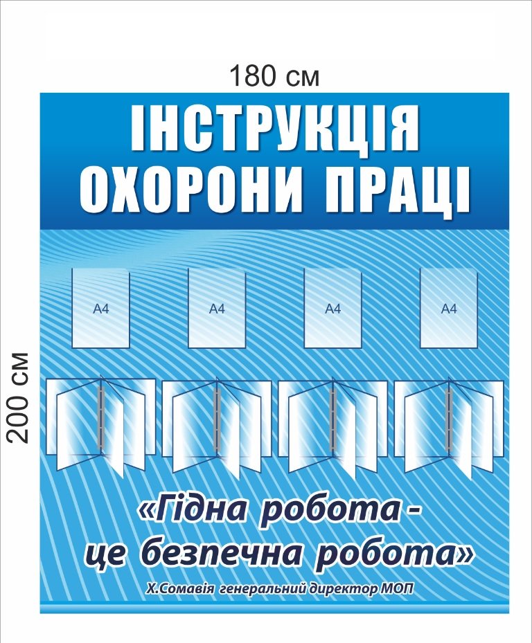 Стенд "Інструкція охорони праці"