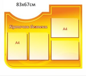 Куточок безпеки для школи – стенд