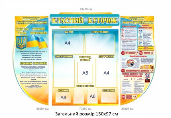 Класний куточок для школи – стенд