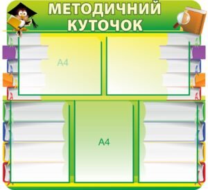 Методичний куточок в учительську – стенд