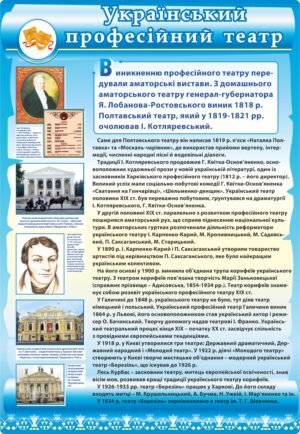 Комплект стендів для кабінету історії України