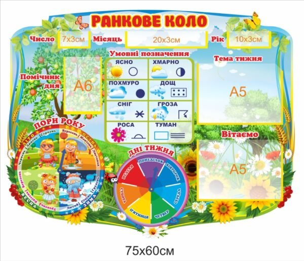 Стенд для НУШ “Ранкове коло”