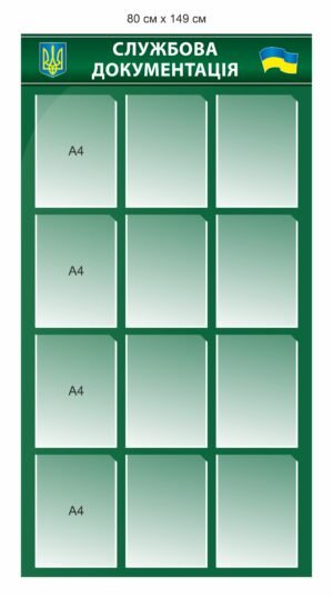 Стенд для військових “Службова документація”