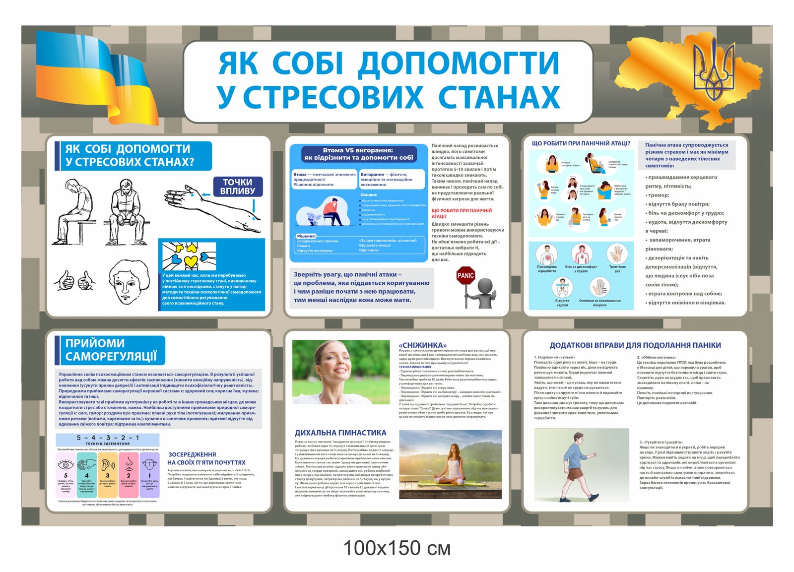 Стенд "Як собі допомогти у стресових ситуаціях"