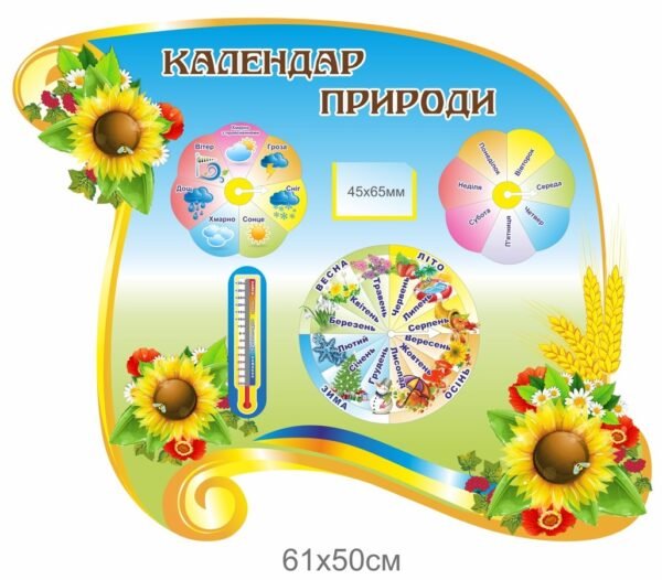 Стенди "Календарі природи та погоди"
