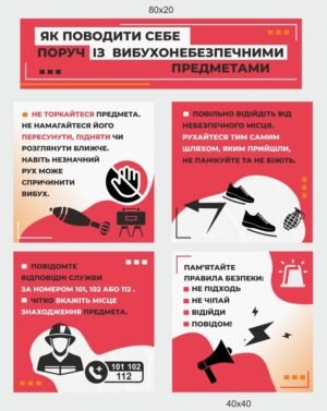 Як поводити себе поруч з вибухонебезпечними предметами