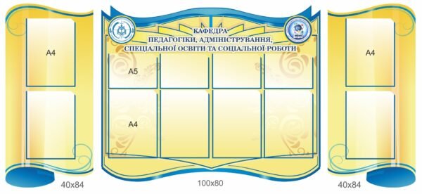 Комплект презентаційних стендів для кафедри
