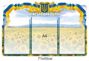 Інформаційний стенд “Військовий облік”