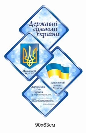 Стенд “Державні символи України”