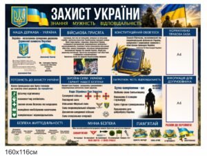 Патріотичний стенд “Захист України”