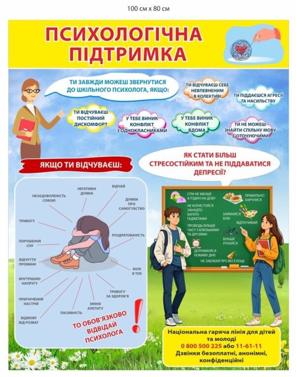 Стенд “Психологічна підтримка”